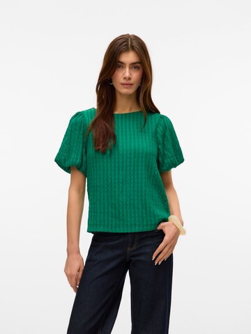 VERO MODA Blus 'VMNOMI' i grön: framsida