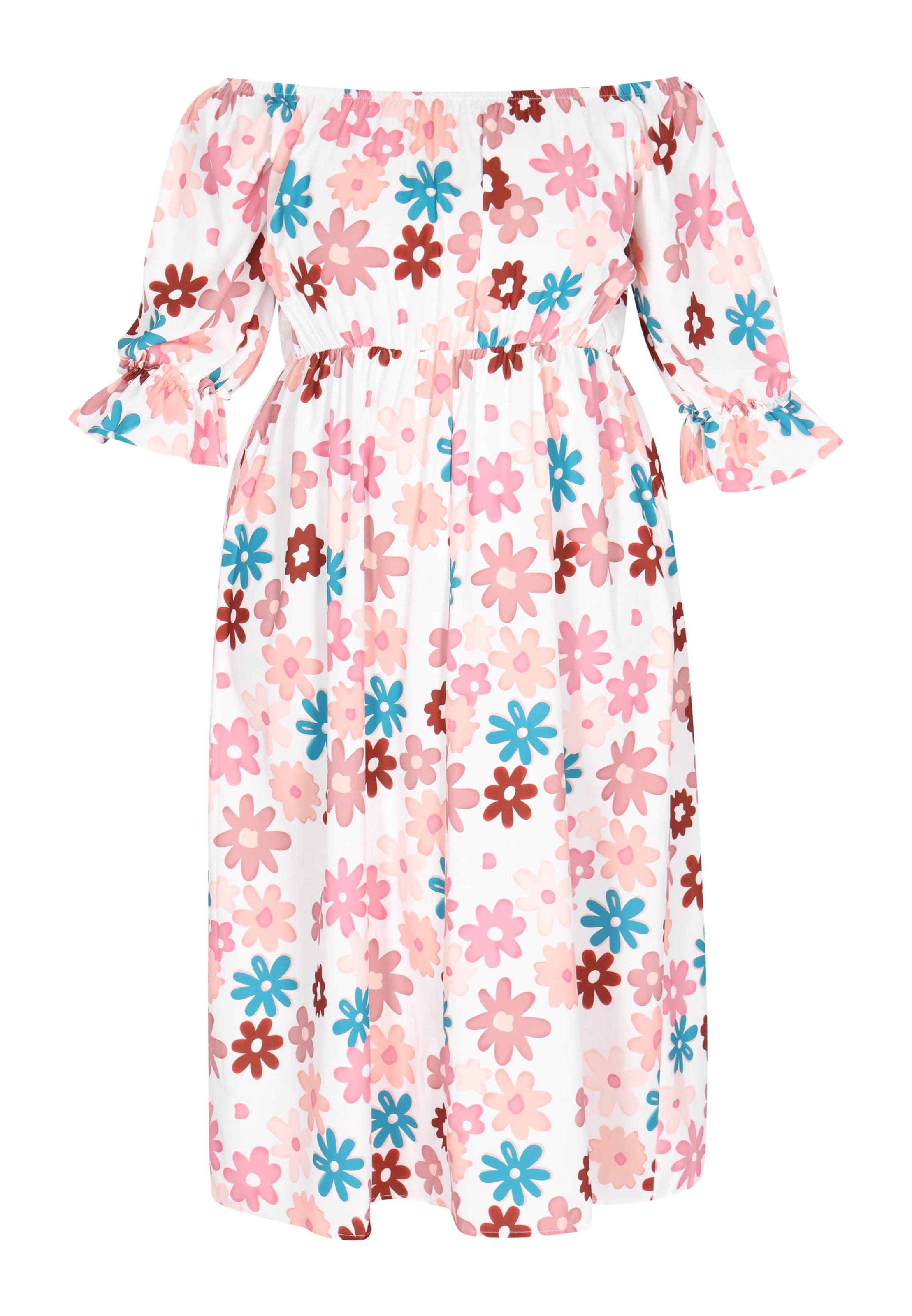 joella Dress in White: front