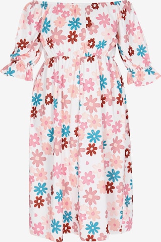 Robe joella en blanc : devant