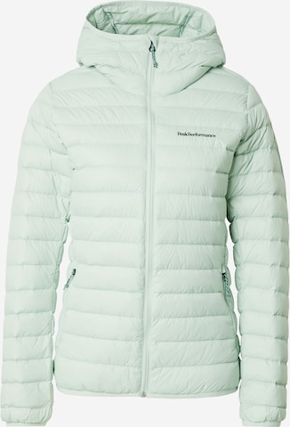 PEAK PERFORMANCE Outdoor Jacket 'Liner' in Green: front