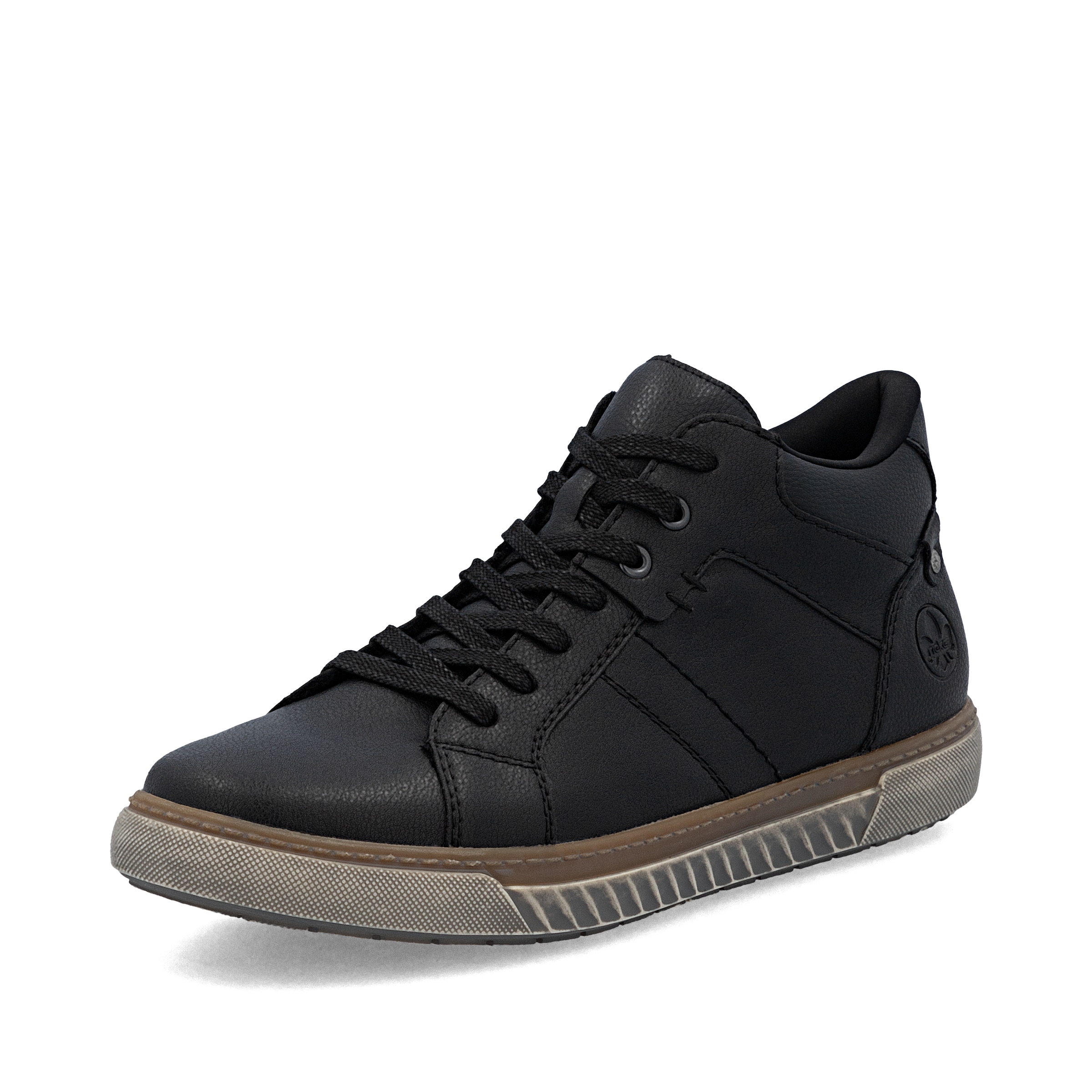 Rieker Boots  ' 17905 ' in Schwarz: Vorderseite
