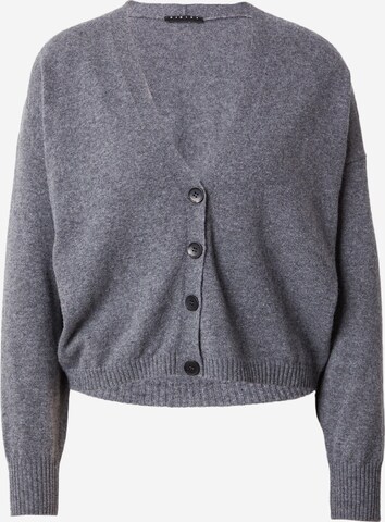 Cardigan Sisley en gris : devant