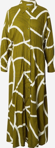Fransa Košeľové šaty 'GITA' - Zelená: predná strana