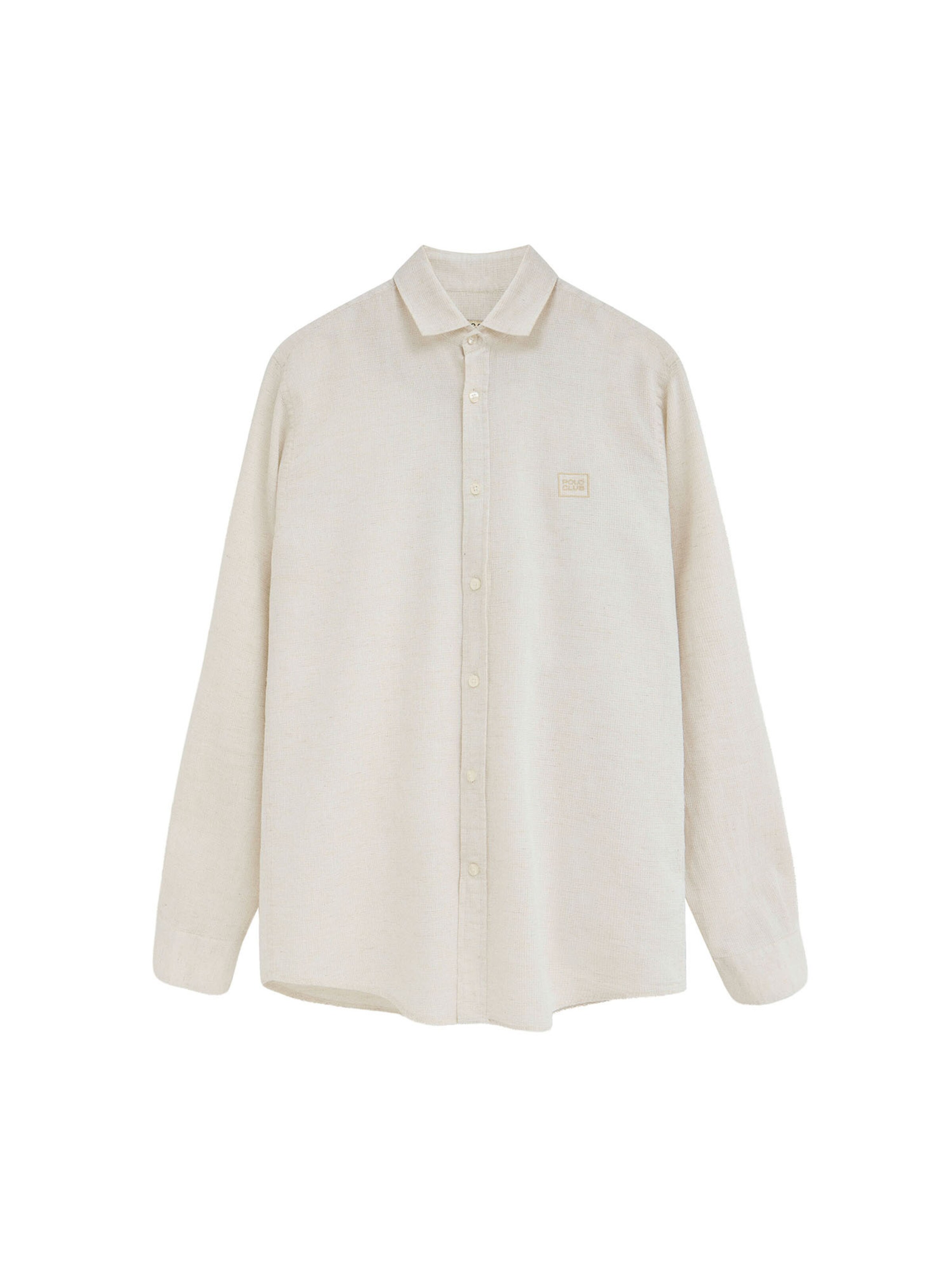 Polo Club Regular Fit Hemd in Beige: Vorderseite