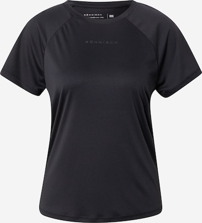Röhnisch Camiseta funcional en gris claro / negro, Vista del producto