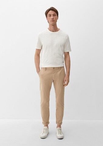 s.Oliver Slim fit Chino trousers in Brown