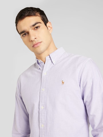 Polo Ralph Lauren Slim fit Πουκάμισο σε λιλά