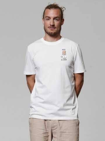 Watapparel Shirt ' Dogtor ' in White: front