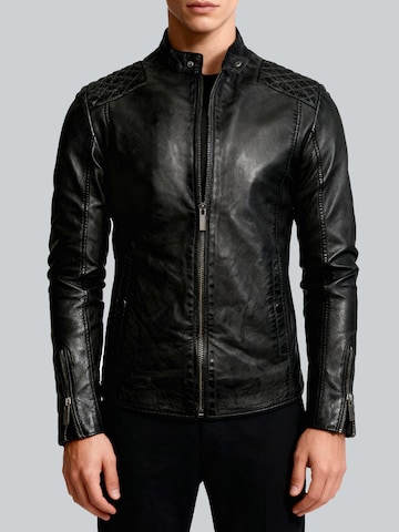 Crone Between-Season Jacket 'NERO' in Black: front
