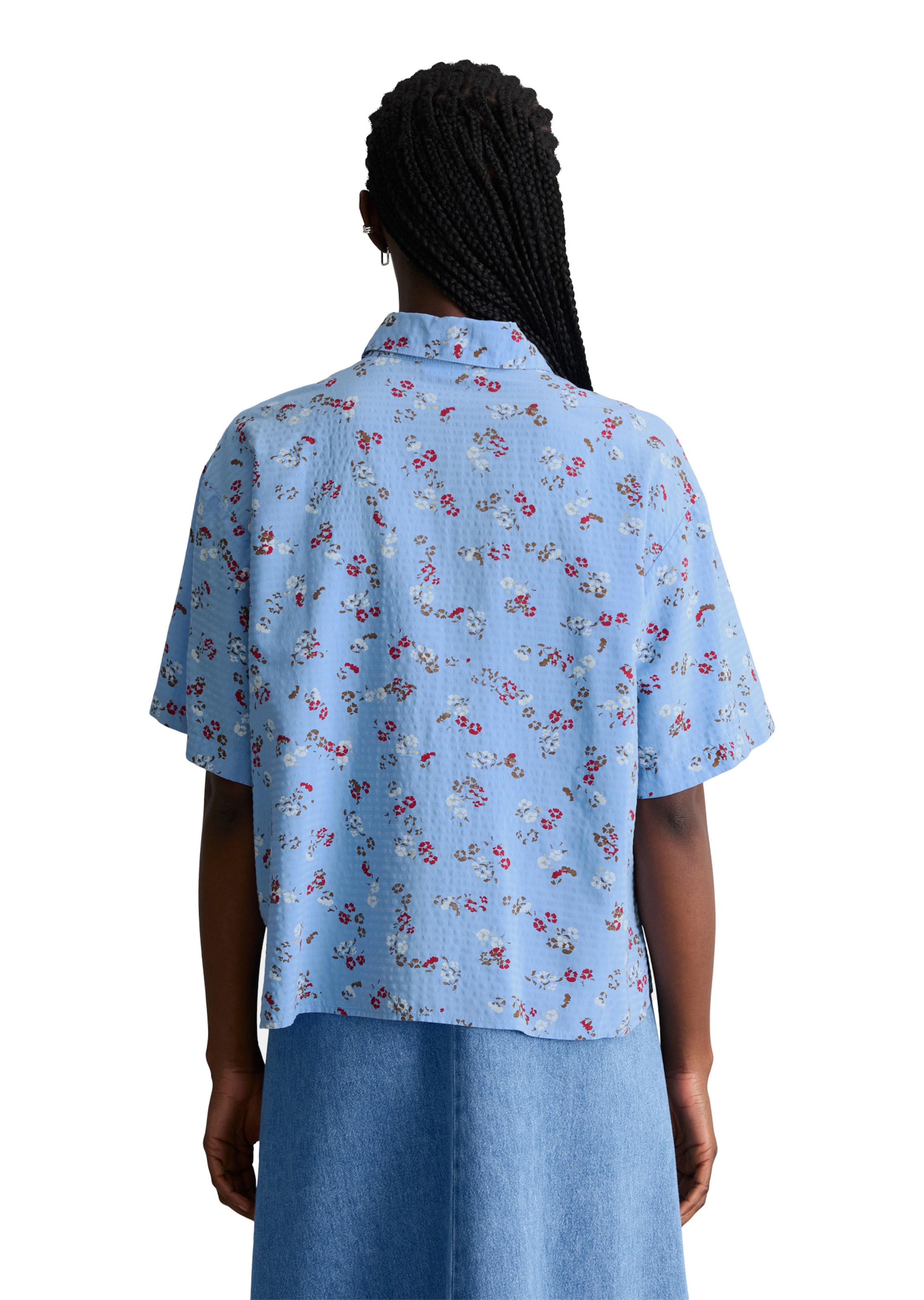 Marc O'Polo DENIM Bluse in Blau