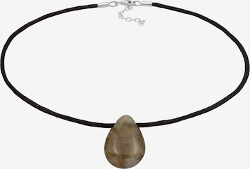 ELLI PREMIUM Necklace in Grey: front