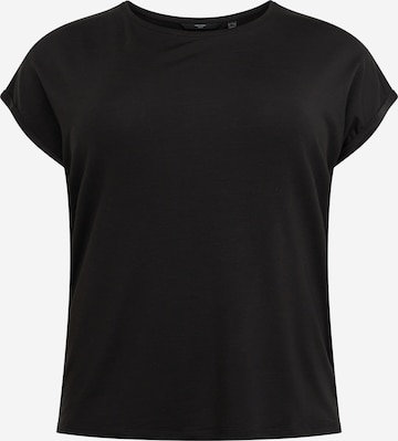 Vero Moda Curve Μπλουζάκι 'Aya' σε μαύρο: μπροστά