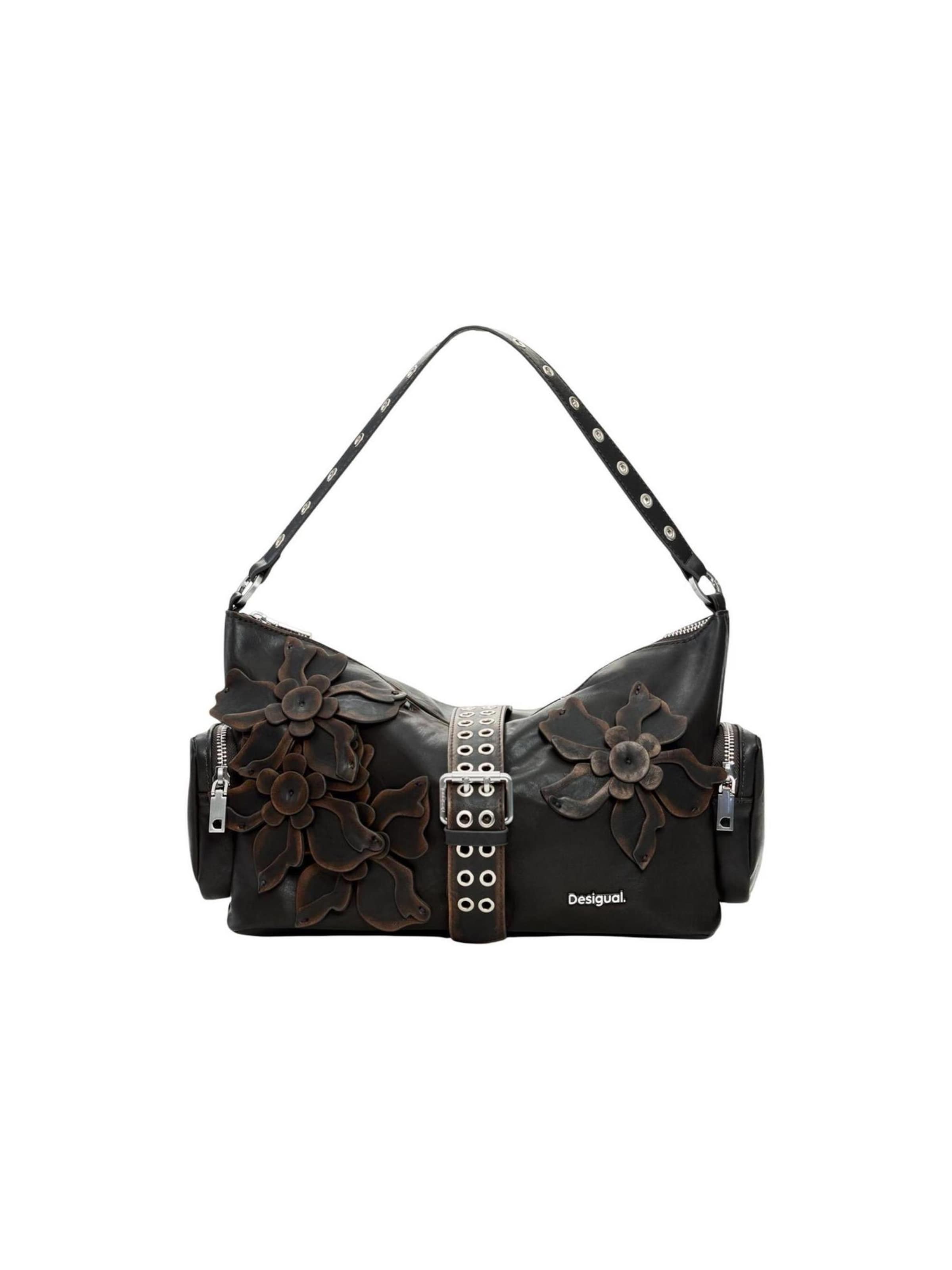 Desigual - Bolso de hombro 'BAG_CURIO CHOCO NEW B 26SAXP98' en marrón: frente