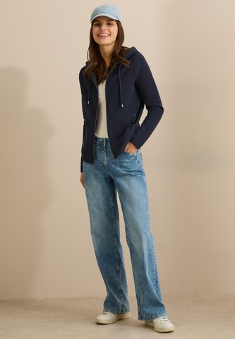 CECIL Sweatjacke in Blau