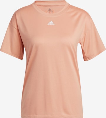 T-shirt fonctionnel ADIDAS SPORTSWEAR en rose : devant