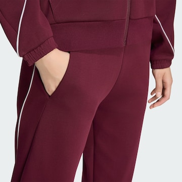 ADIDAS SPORTSWEAR Tapered Sports trousers 'Stadium' in Red