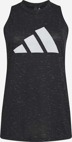 ADIDAS PERFORMANCE Sports top 'WINNERS 2.0' in Black: front