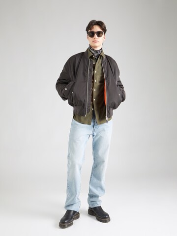 LEVI'S ® Slim Fit Hemd 'Battery' in Grün
