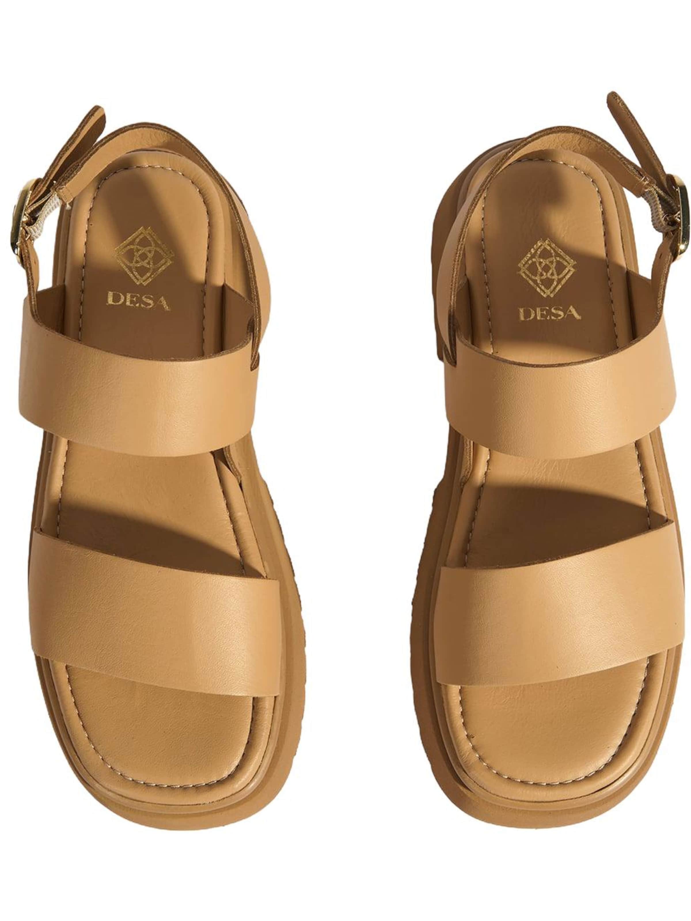 Desa - Sandalias en amarillo
