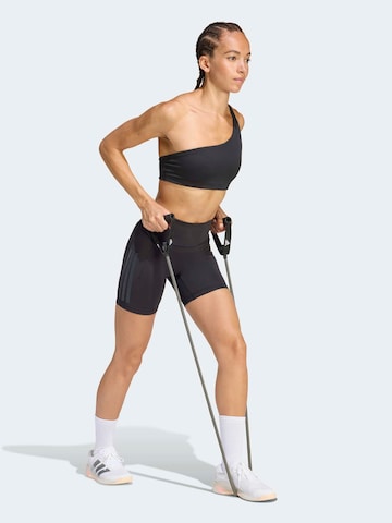 ADIDAS PERFORMANCE Skinny Spodnie sportowe 'OPT' w kolorze czarny