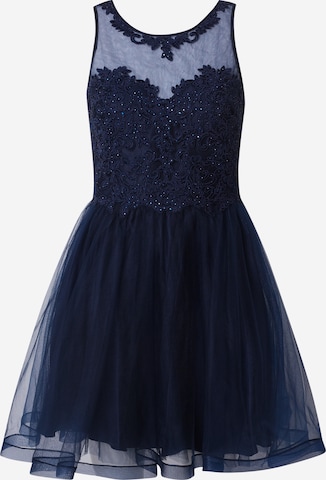 Laona Cocktail Dress in Blue: front