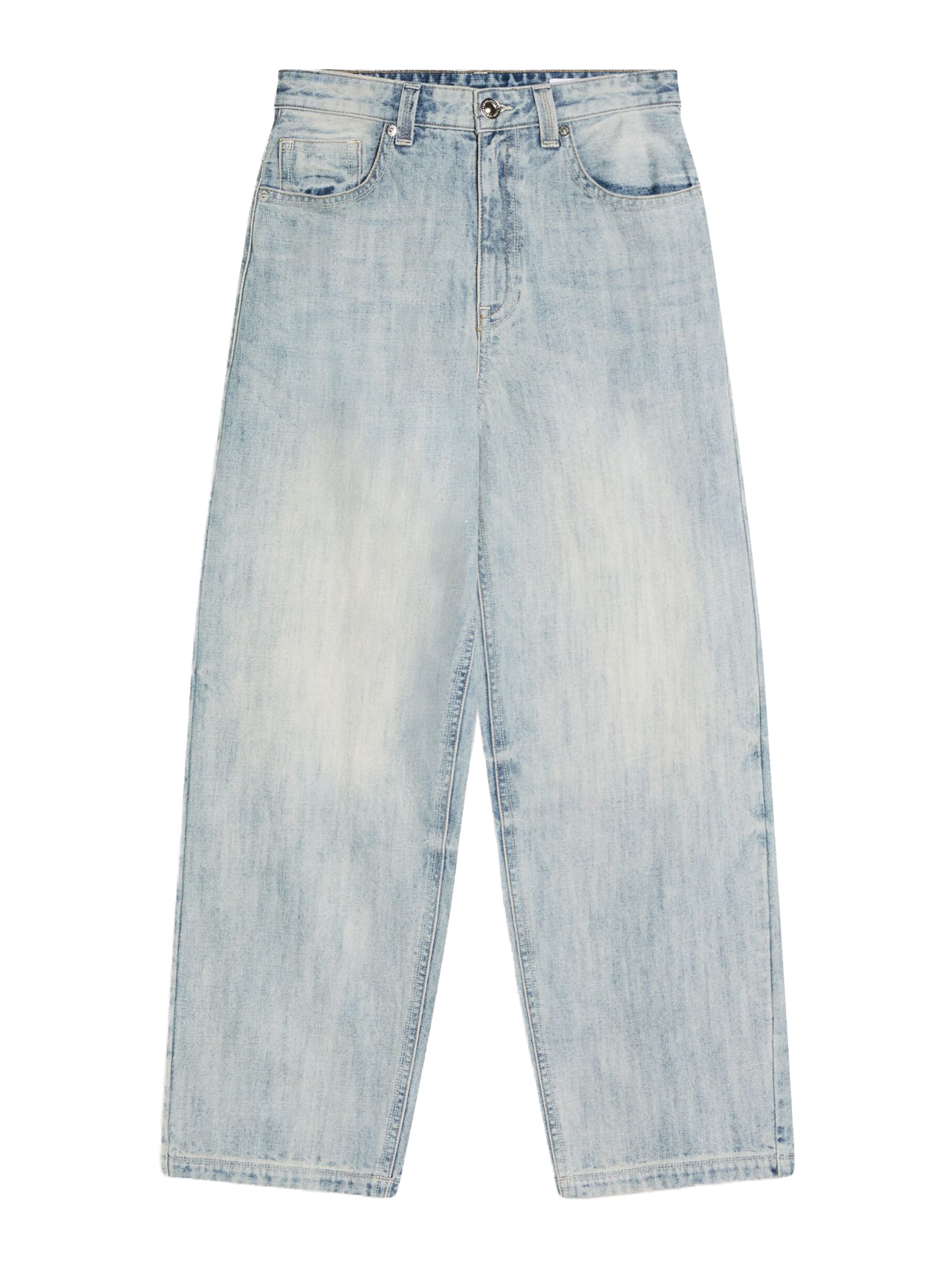Bershka Jeans in Beige / Blue denim / Brown, Item view