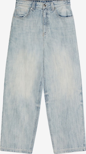 Bershka Farkut värissä beige / sininen denim / ruskea, Tuotenäkymä