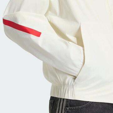 ADIDAS PERFORMANCE Trainingsjack 'Ajax Amsterdam Z.N.E. Anthem' in Wit