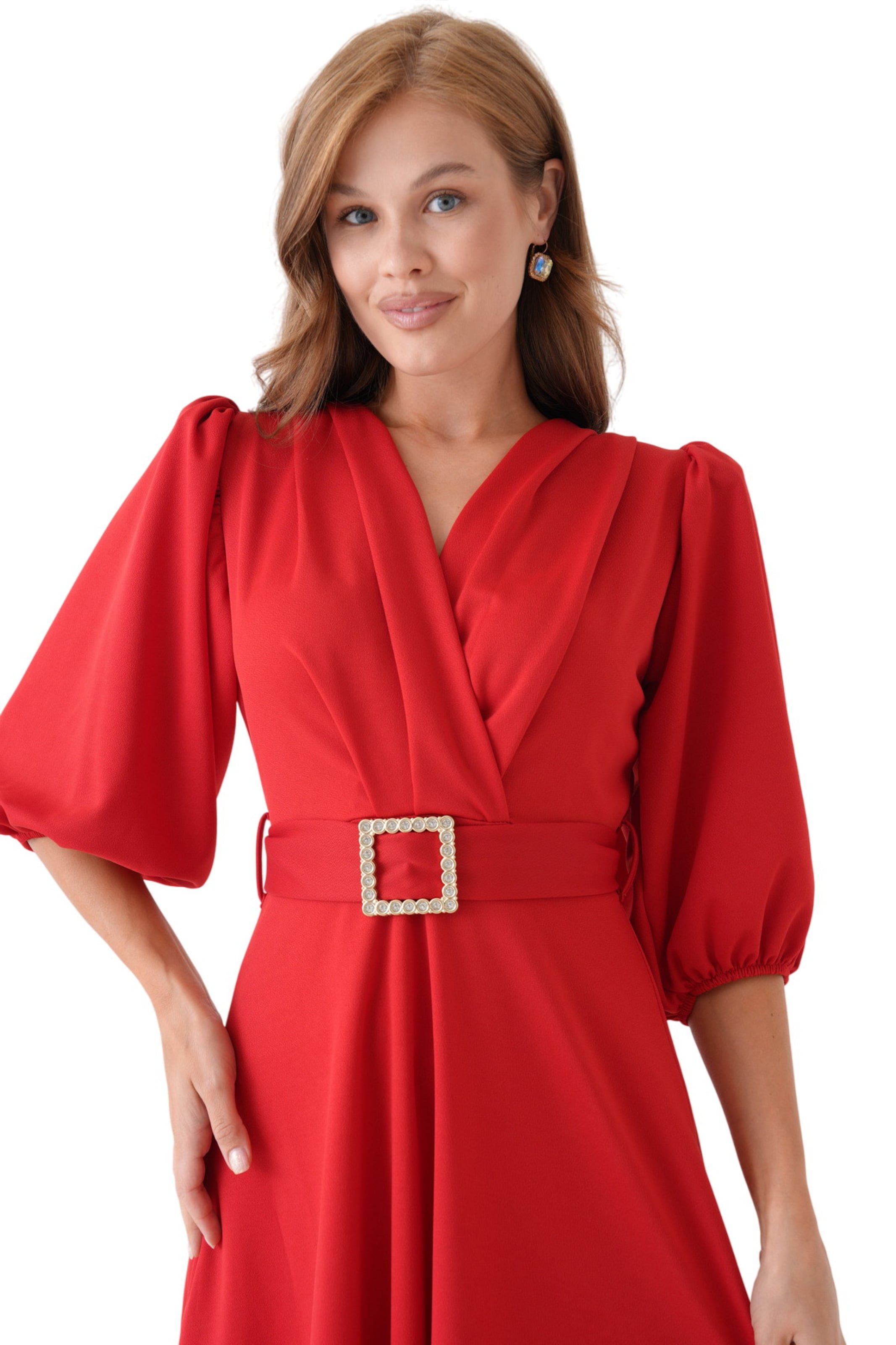 WOMAN VISION Kleid in Rot