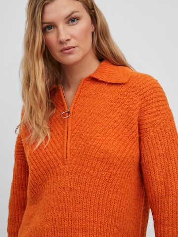 VILA Sweater in Orange