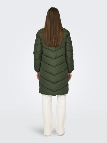 JDY Winter Coat 'NEW FINNO' in Green