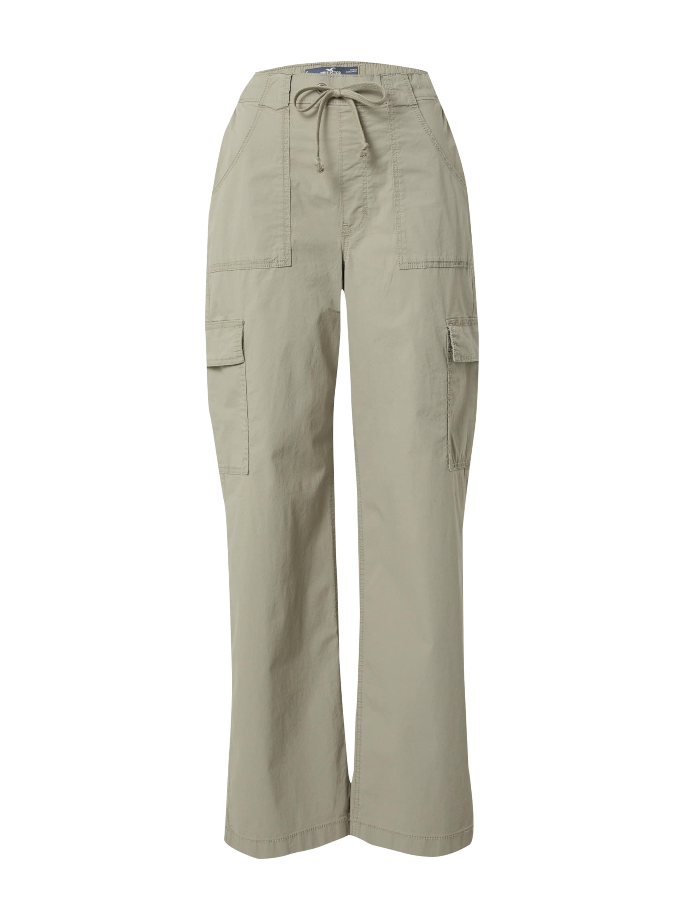 HOLLISTER - regular Pantalón cargo en verde: frente