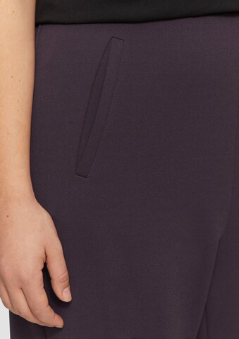 QS Wide leg Broek in Lila