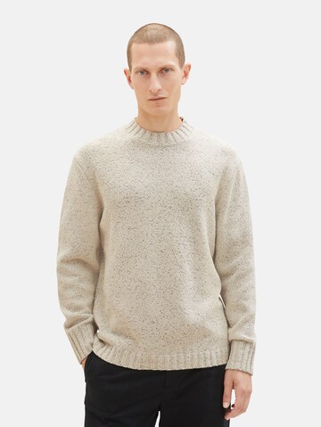 TOM TAILOR Pullover in Beige: predná strana