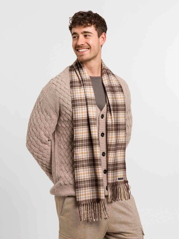 bugatti Scarf in Brown: front