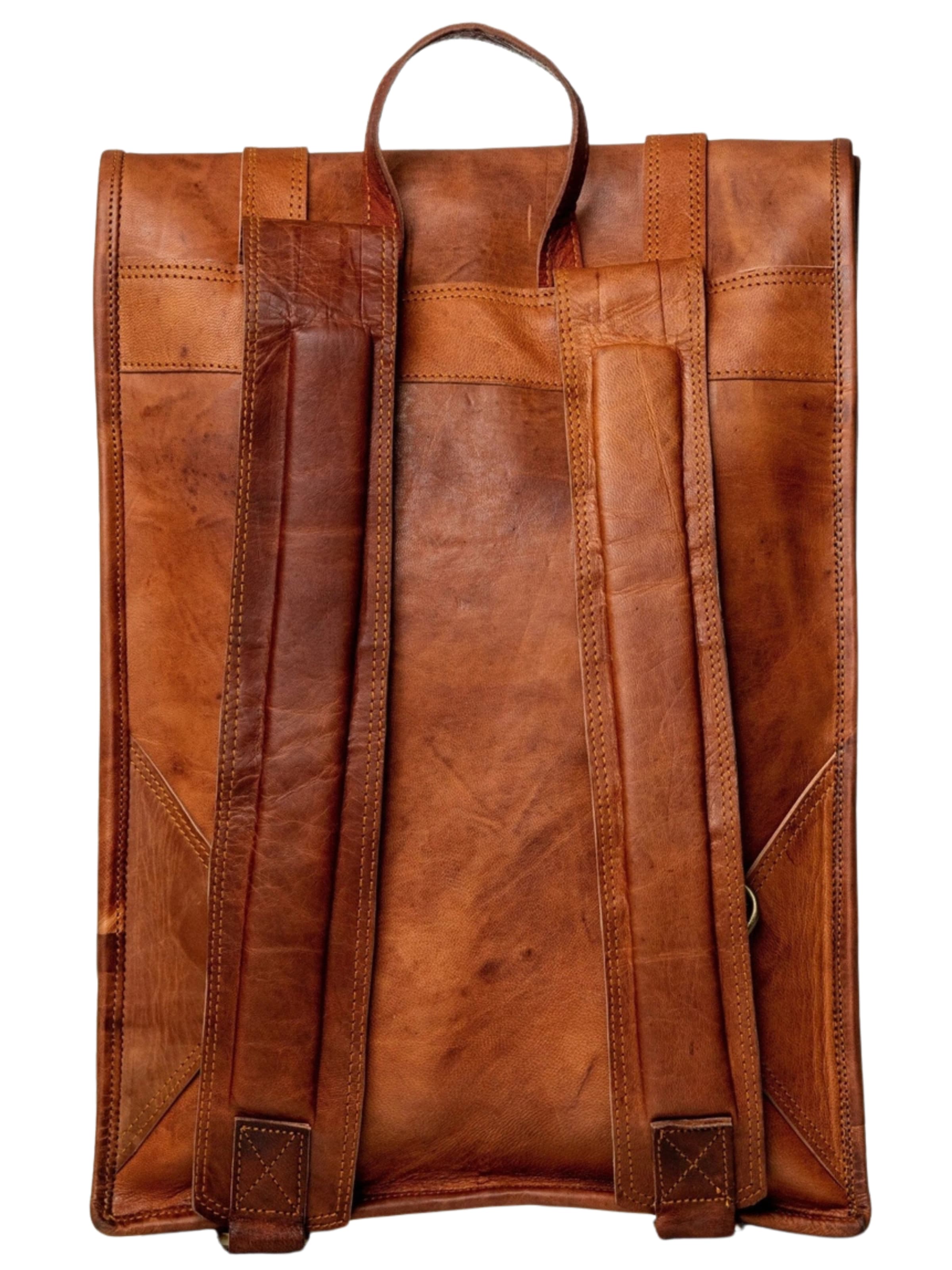 Ella Eisvogel Backpack 'Vintage' in Brown