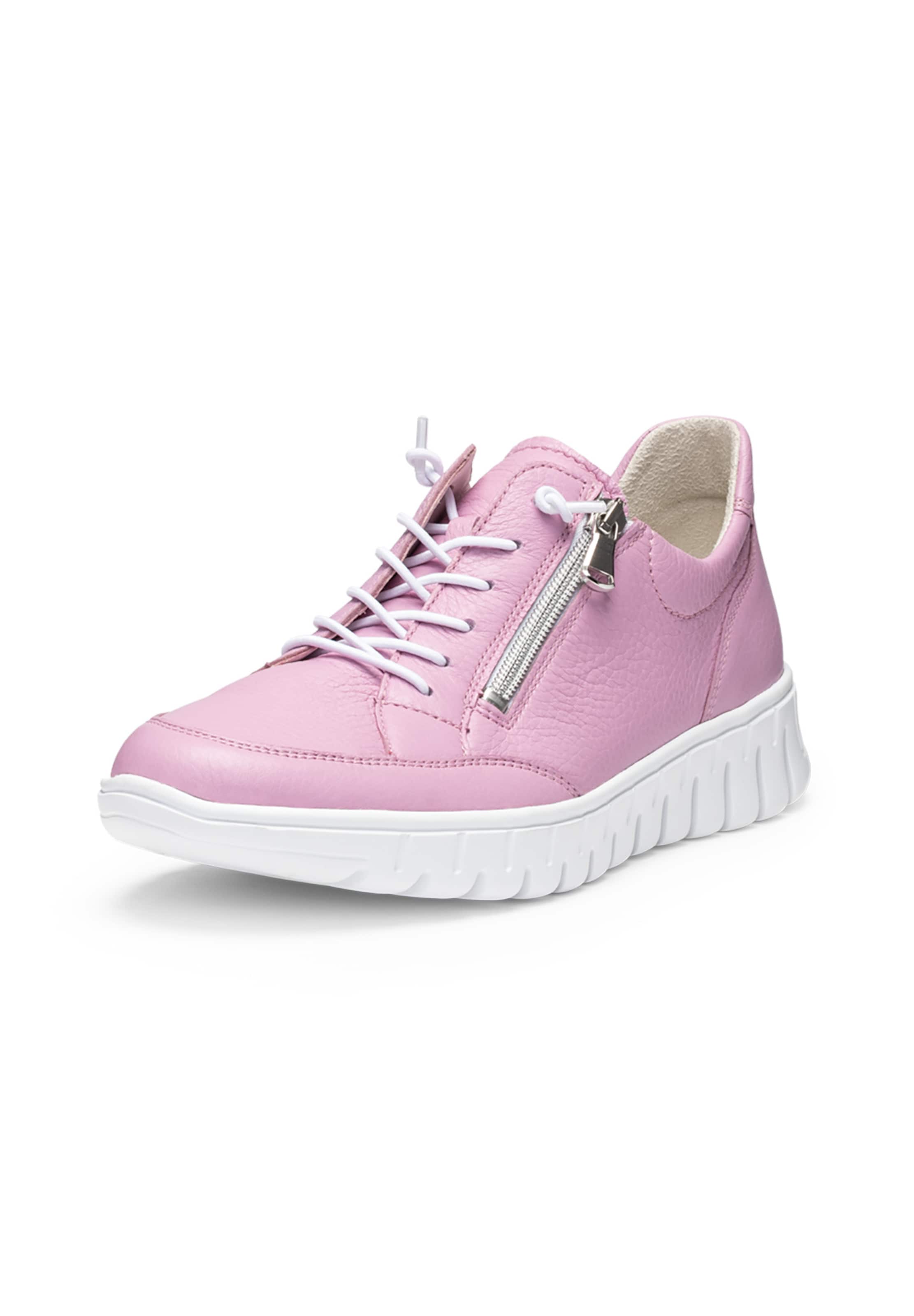 Baskets basses VITAFORM en rose : devant