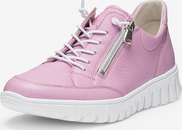 Baskets basses VITAFORM en rose : devant