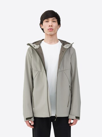 4F Outdoor jacket in Grey: front