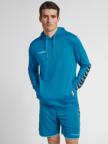 Hummel Athletic Sweatshirt in Blue: front