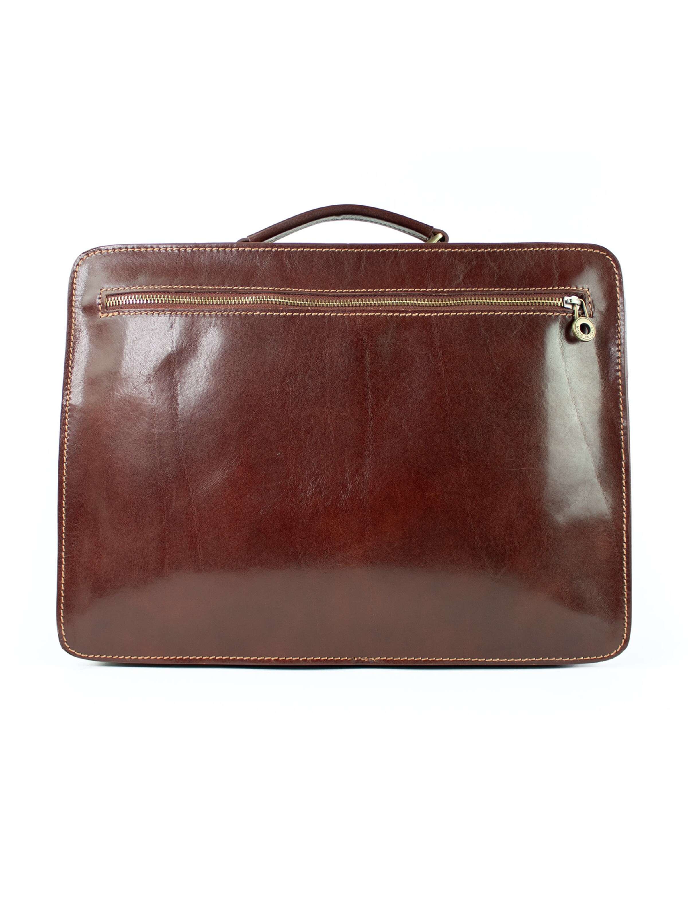 Mallette 'MARCO' lePelou en marron