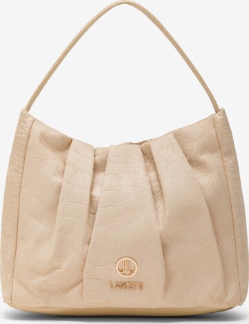Borsa a mano 'Jarrik 2' di Lancetti in beige: frontale