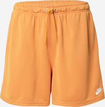 Nike Sportswear Штаны 'CLUB FLOW' в Оранжевый: спереди