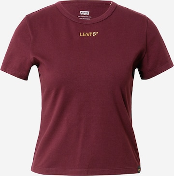 LEVI'S ®Majica 'Graphic Rickie Tee' - crvena boja: prednji dio