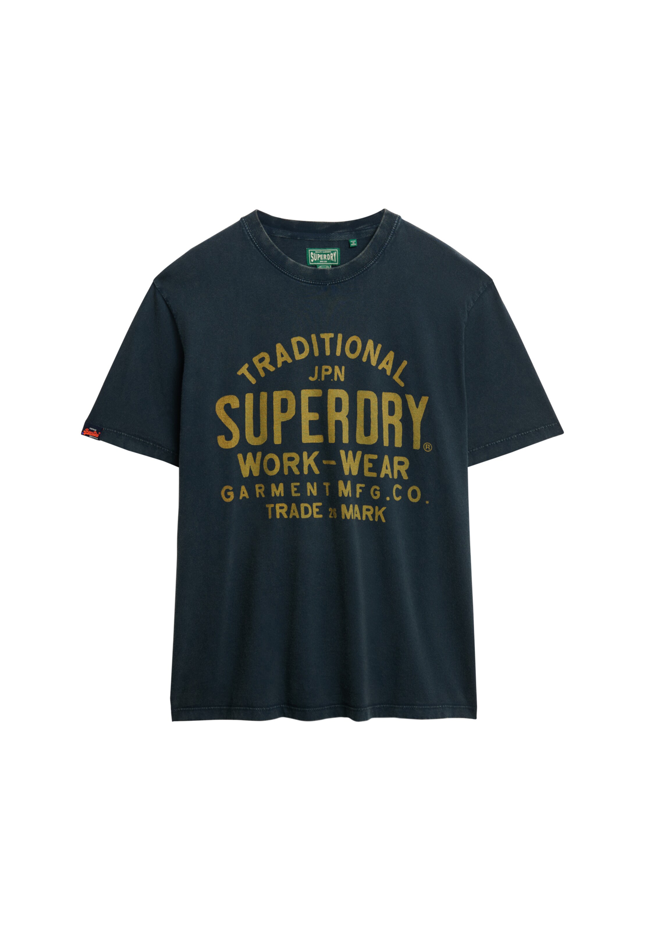 T-Shirt Superdry en bleu : devant