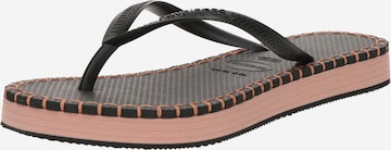 juoda HAVAIANAS Šlepetės per pirštą: priekis