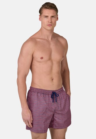 Boggi Milano Zwemshorts in Rood: voorkant
