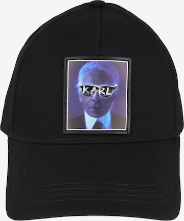 Cappello da baseball di Karl Lagerfeld in nero: frontale