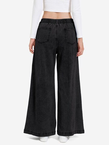 Imily Bela Wide leg Τζιν σε μαύρο