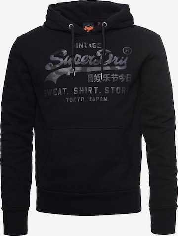 Superdry Sweatshirt 'Vintage' in Schwarz: predná strana